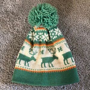 Vintage Mint Condition Smiley Wool Beanie from Parks, Nevada